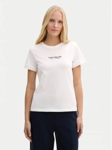 Tom Tailor Футболка 1045543 Білий Regular Fit Tom Tailor Футболка 1045543 Білий Regular Fit