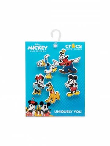Crocs Прикраса для взуття Jibbitz™ Disney Mickey & Friends 5 Pack 10010001 Кольоровий Crocs Прикраса для взуття Jibbitz™ Disney Mickey & Friends 5 Pack 10010001 Кольоровий