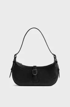 Женская черная кожаная сумка Moonrise Черный ONESIZE ZADIG&VOLTAIRE LWBA04001_BLACK