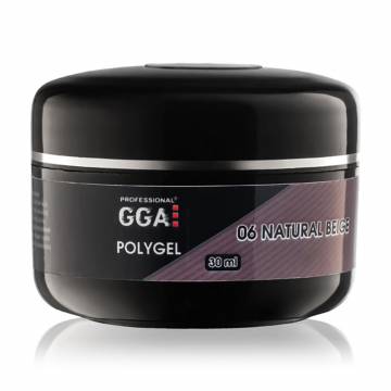 Полигель для наращивания ногтей GGA Professional Polygel 06 Natural Beige, 30 мл Полигель для наращивания ногтей GGA Professional Polygel 06 Natural Beige, 30 мл
