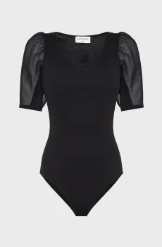 Женское черное боди Черный XS Naf Naf BHNT 006