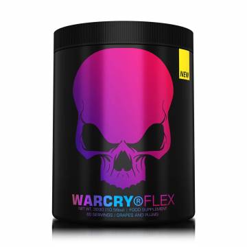 Предтренировочный комплекс Genius Nutrition Warcry Flex Виноград и сливы, в порошке, 300 г