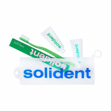 Набор для путешествий Solident Mint & Watermelon (зубная паста, 2*25 мл + зубная щетка, 1 шт + косметичка, 1 шт) Набор для путешествий Solident Mint & Watermelon (зубная паста, 2*25 мл + зубная щетка, 1 шт + косметичка, 1 шт)