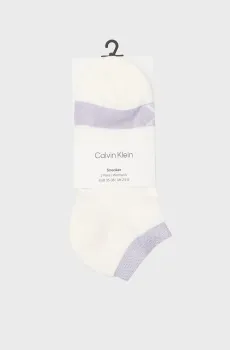 Женские белые носки (2 пары) SNEAKER Белый 39-42 Calvin Klein 701230600