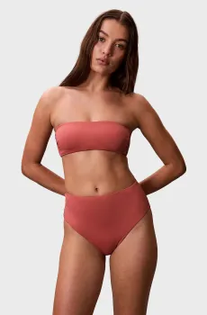 Женский коралловый лиф от купальника BANDEAU- RP Коралловый L Calvin Klein LV00Q62845