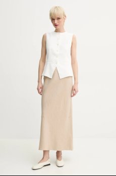 Льняная юбка Samsoe Samsoe SAAGNETA