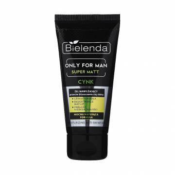 Гель для лица Bielenda Only for men, увлажняющий Super mat, 50 мл Гель для лица Bielenda Only for men, увлажняющий Super mat, 50 мл