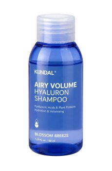 Увлажняющий шампунь для волос Kundal Airy Volume Hyaluron Shampoo, Blossom Breeze, 50 мл
