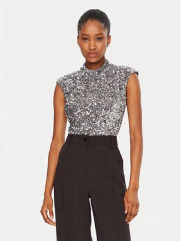 BARDOT Боді 59669TB Срібний Slim Fit BARDOT Боді 59669TB Срібний Slim Fit