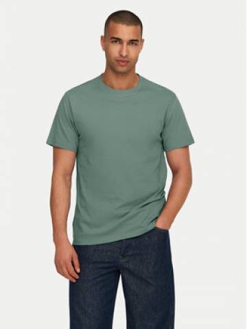 Only & Sons Футболка 22025208 Зелений Regular Fit Only & Sons Футболка 22025208 Зелений Regular Fit
