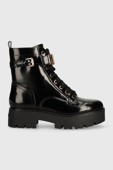 Полусапожки Guess VAIRES женские цвет чёрный на платформе FLTSOM PAT10 Полусапожки Guess VAIRES женские цвет чёрный на платформе FLTSOM PAT10
