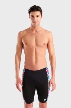 Мужские черные гидрошорты с узором JAMME Черный 80 Arena 010219-501