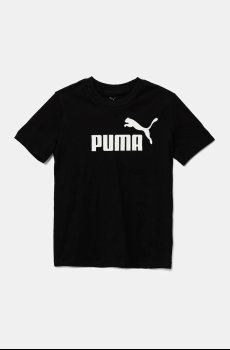 Детская хлопковая футболка Puma ESS No. 1 Logo Tee