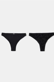 Труси-бразиліана 2 pack - чорний