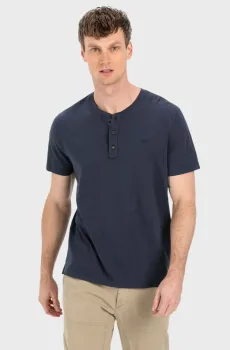 Мужская темно-синяя футболка Синий XL Camel Active 409474-9T84-47