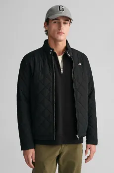 Мужская черная куртка QUILTED WINDCHEATER Черный S Gant 7006340
