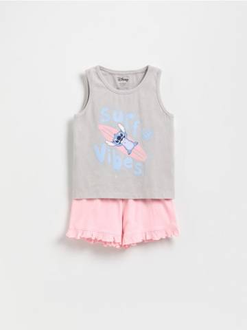 Reserved - Піжама з двох частин Lilo and Stitch - рожевий - 842EM-30X