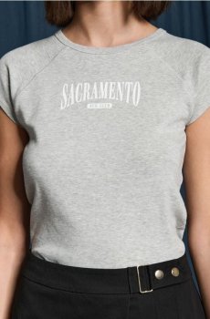 Футболка з короткими рукавами - сірий