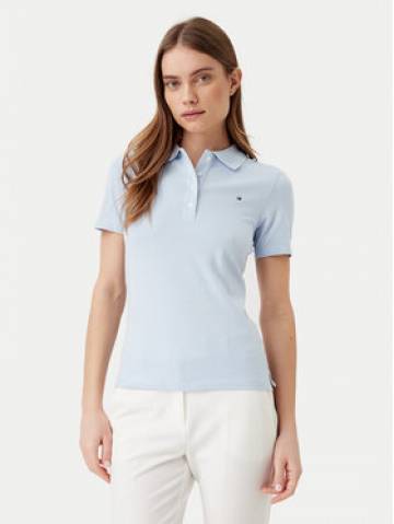 Tommy Hilfiger Поло 1985 WW0WW43225 Блакитний Slim Fit Tommy Hilfiger Поло 1985 WW0WW43225 Блакитний Slim Fit
