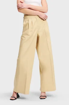 Женские бежевые брюки EVERYDAY Бежевый 40 Karl Lagerfeld A2W10014