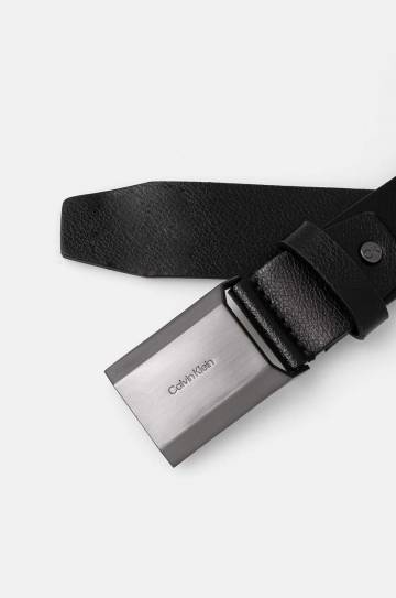 Кожаный ремень Calvin Klein мужской цвет чёрный K50K512317 Кожаный ремень Calvin Klein мужской цвет чёрный K50K512317