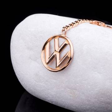 Золотой брелок "Volkswagen-Фольксваген" бр00001фвн Золотой брелок "Volkswagen-Фольксваген" бр00001фвн