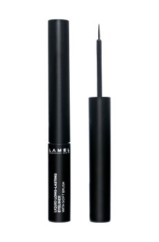 Жидкая подводка для глаз LAMEL Make Up Liquid Long-Lasting Eyeliner With Soft Brush с мягкой кисточкой, 401, 4 мл