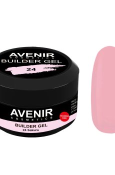 Гель для наращивания ногтей Avenir Cosmetics Builder Gel Pro 24 Sakura, 15 мл