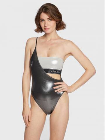 Calvin Klein Swimwear Купальник KW0KW01957 Чорний Calvin Klein Swimwear Купальник KW0KW01957 Чорний