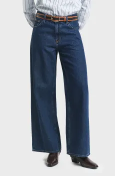 Женские темно-синие джинсы WIDE LOW RISE Синий 28 Gant 4100256