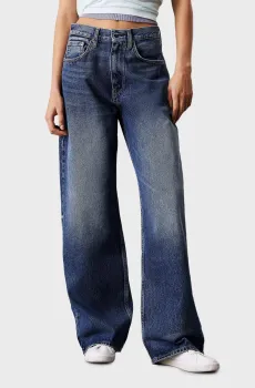 Женские темно-синие джинсы TINTED HORSESHOE Синий 24 Calvin Klein Jeans LV047B933G