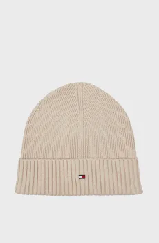 Мужская бежевая шапка ESSENTIAL FLAG Бежевый ONESIZE Tommy Hilfiger AM0AM10337