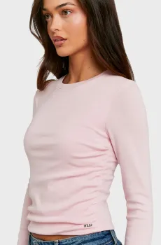 Женский пудровый лонгслив Розовый S Tally Weijl STSCOJEIA