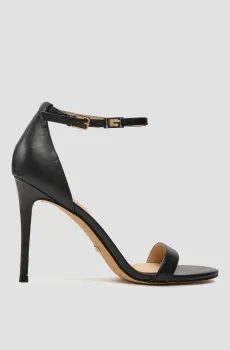 Женские черные кожаные босоножки Черный 39 Guess FL8KIL.LEA03;BLACK