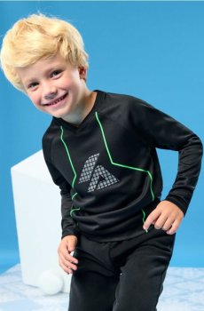 Футболка з довгим рукавом Active - чорний