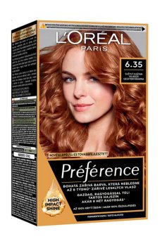 Стойкая краска для волос LOreal Paris Preference 6.35, 174 мл