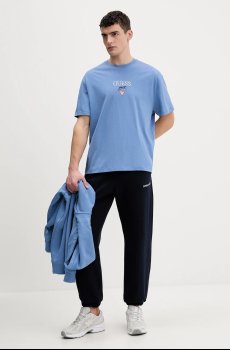 Хлопковая футболка Guess Jeans