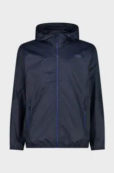 Мужская темно-синяя ветровка RAIN FIX HOOD Синий 46 CMP 32X5807-03NL