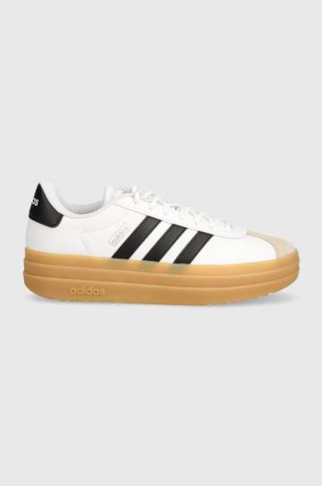 Кожаные кроссовки adidas Vl Court Bold цвет белый IH3083 Кожаные кроссовки adidas Vl Court Bold цвет белый IH3083