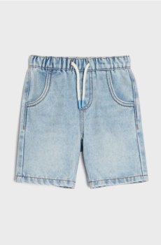 Шорти з легкого деніму - синій