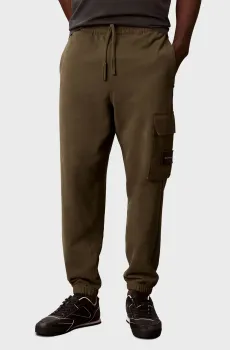 Мужские темно-зеленые спортивные брюки 350 SUEDED UTILITY Зеленый S Calvin Klein Jeans LV04RJ204G