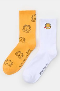 ребристі шкарпетки 2 pack Garfield - різнобарвний