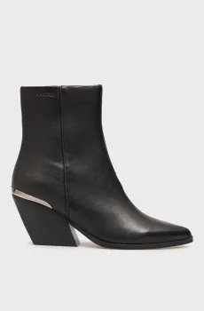 Женские черные кожаные казаки Western Черный 38 G-Star RAW D25804,01