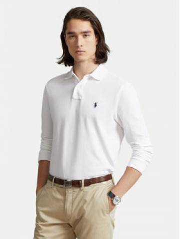 Polo Ralph Lauren Поло 710680790001 Білий Custom Slim Fit Polo Ralph Lauren Поло 710680790001 Білий Custom Slim Fit
