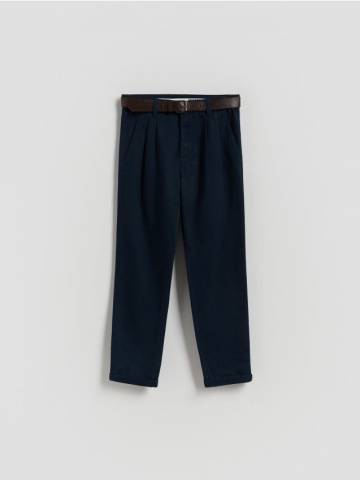 Reserved - Штани-чиноси - темно-синій - 611FM-59X