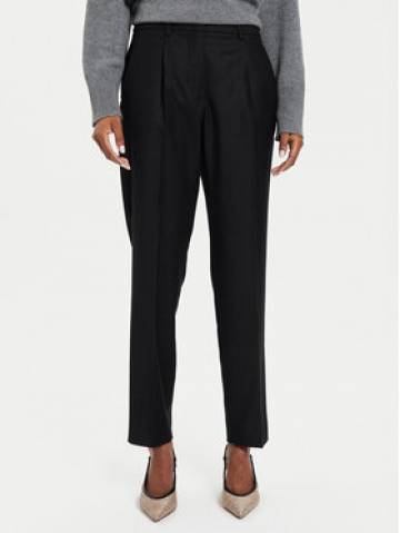 Weekend Max Mara Штани з тканини Caldaia 2425136132 Чорний Straight Fit Weekend Max Mara Штани з тканини Caldaia 2425136132 Чорний Straight Fit
