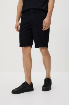 Reserved - Бавовняні шорти-чиноси - чорний - YW485-99X