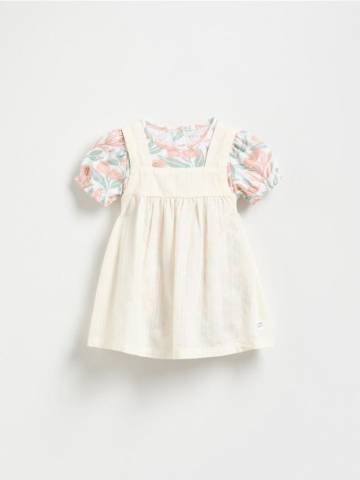 Reserved - Бавовняний комплект - кремовий - 923CY-01X