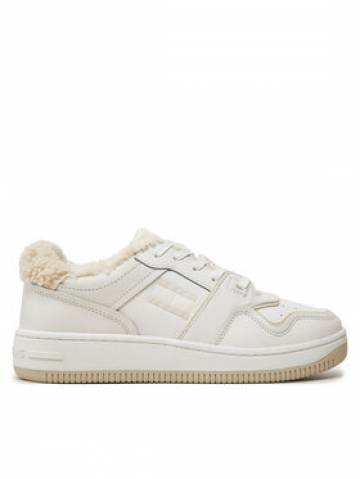 Tommy Jeans Снікерcи Retro Basket EN0EN02593 Écru Tommy Jeans Снікерcи Retro Basket EN0EN02593 Écru