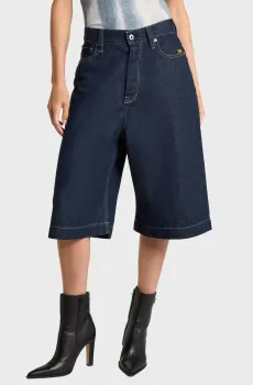 Женские темно-синие джинсовые шорты Clean Edge Синий 24 G-Star RAW D29024,D934